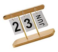 Operitacx Calendario De Escritorio De Bloques Compacto Decoración Nórdica Reusable Para Oficina y Hogar Decorativo Para Mesa Sobremesa Funcional