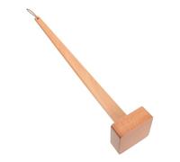 Operitacx Calzador de Madera con Base Antideslizante para Hombres y Mujeres Mayores Ayudante Fácil para Zapatos y Removedor de Botas para Embarazadas y Uso Diario
