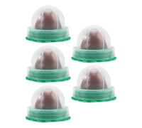 Operitacx Caramelos de Hierba Gatera para Gatos, Bolas Giratorias 5 Piezas | Montaje Adhesivo, Cubierta Transparente, Diseño Mural, para Vidrio, Gato Mascota, Color Verde