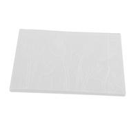 Operitacx Carpeta de Estampado para Manualidades con Plantilla de Tulipanes Textura Plástica para Scrapbooking Tarjetas y Proyectos Fácil de Usar para