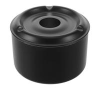 Operitacx Cenicero con Tapa: Ceniceros de Acero Inoxidable para con 3 Soportes - Soporte Moderno para Cigarrillos para Exteriores, Patio, jardín, Porche, hogar, Oficina o Mesa, 3,7 x 3,7 x 2,7