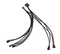Operitacx Centro De Fans para Ventilador De Computadora Cable Adaptador y Divisor De Cable Alargador para Refrigeración para Fanáticos
