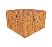 Operitacx Cesta de Almacenaje Triangular Plástica para Esquina Resistente y Ligera Organizador Versátil para Dormitorio Baño o Cocina Caja de Almacenaje Pequeña para Hogar