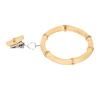 Operitacx Clip de Cortina de Cortina de Bambú Anilla Redonda Antideslizante Resistente y Decorativo Adecuado y Ventanas Soporte Funcional en Baños y Hogar