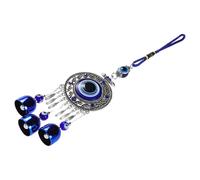 Operitacx Colgante para Coche Amuleto Ojo Turco Azul, Fácil Instalación, Material de Poliéster y Aleación, Adecuado para Decoración Interior Automotriz y Protección