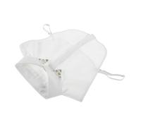 Operitacx Collar Falso Desmontable para Mujer de Chifón Blanco Estilo y Artesanal para Ocasiones Formales y Casuales Protección Adicional para Cuello y Transpirable y Ligero