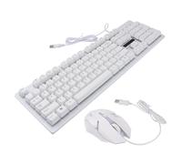 Operitacx Conjunto Teclado y Ratón para Teclado Mecánico Cable USB Ratón Gaming Iluminado para PC