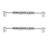 Operitacx Contadores de Puntuación para Futbolín de Mesa de Fibra, Prácticos y Duraderos, Color Plata, Paquete de 2 Piezas para Juegos de Mesa