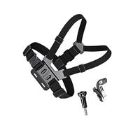 Operitacx Correa Arnés Ajustable para Cámara Deportiva Accesorio Trípode Corporal Compatible con Gopro Soporte Pecho Negro para Deportes y Acción