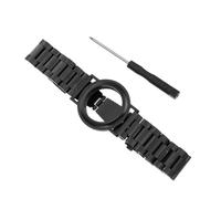 Operitacx Correa Inoxidable para Resistente y con Doble Cierre Compatible con Localizador Diseño Elegante Negro para Diario