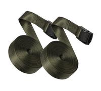 Operitacx Correas de Amarre con Hebilla de Palanca 2 Piezas 2.5 Cm X 1 M Color Verde Militar Correas de Nylon Resistentes para Carga y Equipaje para Uso Exterior en Cámara y Fotografía