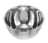 Operitacx Crisol de Chocolate Crisol de Quesos Caldera de Acero Inoxidable 1,25 L 304 Asa para Derretir Mantequilla, Queso y Velas, para Cocina y Fabricación de Velas
