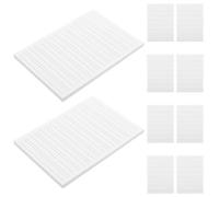 Operitacx Cuaderno de ejercicios de inglés con renglones, 10 hojas, páginas white gruesas resistentes a la tinta, tamaño estándar para tareas de vocabulario en clase, 50 hojas por cuaderno.