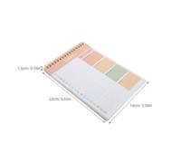 Operitacx Cuaderno de Notas Planificador Diario sin Fecha A5 con 3 Libros y 52 Hojas, Herramienta Ligera de Papel para Gestión de Tareas y Productividad en Estudio o Trabajo