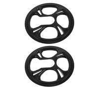 Operitacx Cubierta Protectora para Plato y Bielas de Bicicleta de Montaña, 42 Dientes 5 Orificios, Protector de Cadena Resistente para Piñón Fijo, 2 Unidades Montaje Rápido para Ciclistas