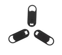 Operitacx Cubiertas para Cámaras Web De Privacidad Multifuncionales para Ordenador, Protección, Diseño Ultradelgado y Resistente a Rayones, Color Negro, Pack De 3 Unidades