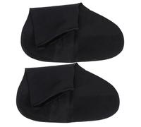 Operitacx Cubrezapatos Impermeables de Látex Negro Reutilizables Suela Reforzada y Diseño Antideslizante para Protección contra Barro y Lluvia en Actividades al Aire Libre