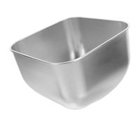 Operitacx Cuenco Cuadrado de Acero Inoxidable para Salsas y Ensaladas Diseño Compacto y Fácil de Limpiar, Adecuado para Cocina Moderna y Presentaciones Creativas