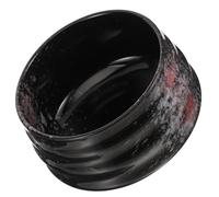 Operitacx Cuenco de Cerámica Negro para Té Matcha Ceremonial, Fácil de Usar y Conveniente para Almacenar, Adecuado Ceremonia del Té Hogar