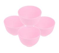 Operitacx Cuenco de Silicona para Mascarillas Faciales Mediano, 5 Piezas, Accesorio para Mezcla Diy, Flexible y Ligero, Recipiente para Mascarillas de Belleza y Spa, Suministros de Salón