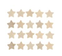 Operitacx Cuentas Ideales para Decorar Tarjetas 50 de Madera en Forma Seguras y Cómodas para Manualidades y Fomentar Creatividad Infantil