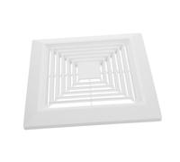 Operitacx de Ventilación Cuadrada para Baño con Muelles Rejilla de Plástico para Extractor de Aire de Techo y Pared Repuesto y Difusor de Aire para Ventiladores de Extracción