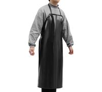 Operitacx Delantal Unisex de Pvc Industrial Resistente al Agua y Aceite para Carniceros Protección contra Suciedad y Grasa Adecuado para Cocina y Limpieza Varios estilos