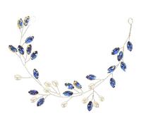 Operitacx Diadema Cabello de Boda Perlas y Cristales de Imitación, Ligera y Cómoda, Adecuado para Novia y Recepción en Jardín