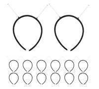 Operitacx Diademas para Niñas 15 Piezas Accesorios Cabello DIY Resortes de 7 CM para Escuela y Fiestas Kit para Decorar y Personalizar
