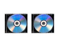 Operitacx Discos CD-r Vírgenes Grabables 2 Unidades con Estuche, Discos DVD Grabables para Música y Grabación Telefónica, Almacenamiento de Alta Capacidad, Compatible con Grabadoras DVD/CD,