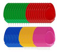 Operitacx Enhebradores de Agujas de Plástico para Coser 50 Unidades Mixtas, Herramienta Manual para Enhebrar Agujas Diy, Accesorio Ligero para Bordado y Costura, Adecuado Color Aleatorio