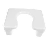 Operitacx Escalón para Inodoro Reutilizable Estable y Antideslizante para Baño Soporte Cómodo para Adultos y Personas Mayores Diseño Compacto y Duradero Blanco