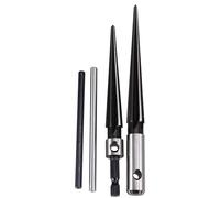 Operitacx Escariador Cónico Manual Acero 3-13 Mm 2 Piezas Mango Hexagonal para Chaflanado y Expansión de Orificios, Herramienta de Corte para Madera y Uso Doméstico Color Color Aleatorio