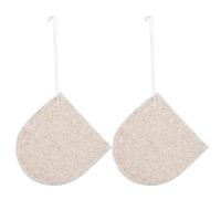 Operitacx Esponjas Exfoliantes Faciales de Beige, Guantes Pequeños y Ligeros para Limpieza Profunda y Desobstrucción de Cutículas, Pack de 2 para Lavado Facial