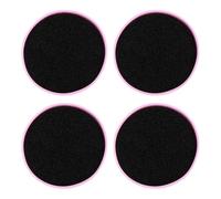 Operitacx Esponjas Limpiadoras de Brochas de Maquillaje 4 Piezas de Silicona Lavables para Limpieza sin Agua en Casa o Viaje