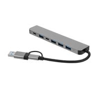 Operitacx Estación de Acoplamiento Concentrador USB Múltiple Puerto USB para Portátiles Adaptador Conectores para Trabajo Casa