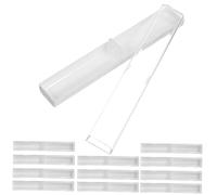 Operitacx Estuche Translúcido para Bolígrafos 12 Unidades, Caja De Plástico Pequeña para Guardar Bolígrafos, Diseño Ligero para Estudiantes y Profesionales, Uso Diario y Regalos