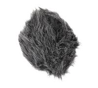 Operitacx Funda a Prueba de Viento Reusable y Que Reduce el Ruido del Viento para Micrófono de Felpa Negra para Uso en Grabaciones y Eventos