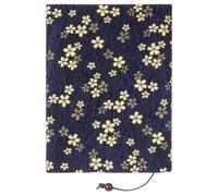 Operitacx Funda De Tela Para Libros Hecha a Mano Con Diseño Floral Bordado Protector De Libros A5 8.46X6.41X0.39 Pulgadas Cubierta Resistente Para Escuela Oficina Y Decoración
