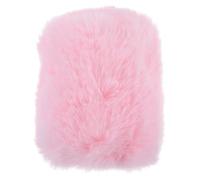 Operitacx Funda Peluda Para Micrófono Compatible Con Sennheiser Mk4 y, Parabrisas De Felpa Artificial Antifiltro De Viento, Protector Antirruido Para Grabación, Color Rosa