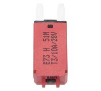 Operitacx Fusible Automotriz Reiniciable de 10a para Coche y Embarcaciones, Protección Térmica Material Plástico y Metal, Interruptor de Circuito Monopolar de Fácil Instalación