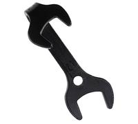 Operitacx Gancho para Colgar Ropa Forma de Llave Inglesa de Hierro Negro Vintage Resistente Fácil Instalación Estilo Industrial Adecuado para Puerta o Baño