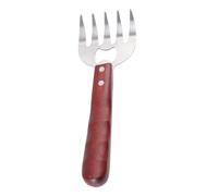 Operitacx Garras Trituradoras de con Mango de Madera de Acero Inoxidable Herramienta para Cortar Desmenuzada Resistente al Calor para Cocina y Buffet