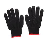 Operitacx Guantes De Juego Táctiles Transpirables para Dedos, Un Par, Diseño Antitranspirante y Elástico, para Gamers Hombre y Mujer, Talla Única, Color Negro