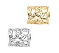 Operitacx Hebillas para Bufandas 2 Piezas, Anillo de Bufanda Hueco Vintage Diseño de Rosa, Cierre de Hebilla para Chal en Aleación, Colores Dorado y Plateado, Accesorio Femenino para Uso