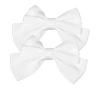 Operitacx Hebillas para Zapatos de Boda Lazo de Tela en Color Claro, 2 Unidades, Accesorio Decorativo para Novia, Clip Elegante para Fiesta y Banquete, Decoración de Zapatos de Novia