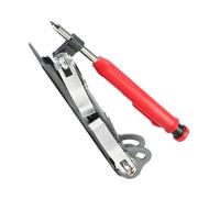 Operitacx Herramienta de Trazado Multifuncional y Marcador Preciso para Carpintería Medidor de Contorno de Aleación de Aluminio para Profesionales del Bricolaje