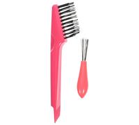 Operitacx Herramienta Limpiadora de Cepillos Cabello 2 Piezas Color Rosa Quitapelusas para Cepillos y Peines Removedor de Pelo para Uso Doméstico y Cuidado del Cabello