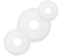 Operitacx Herramienta para Hacer Rosetas de Cinta Plástica, Molde Circular 3 Piezas para Manualidades DIY Pliegues Uniformes y Ahorro