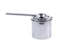 Operitacx Herramienta Pulverizadora de Esmalte de Acero Inoxidable para Potes y Pintura DIY Atomizador Práctico para Arcilla y Efectos Especiales